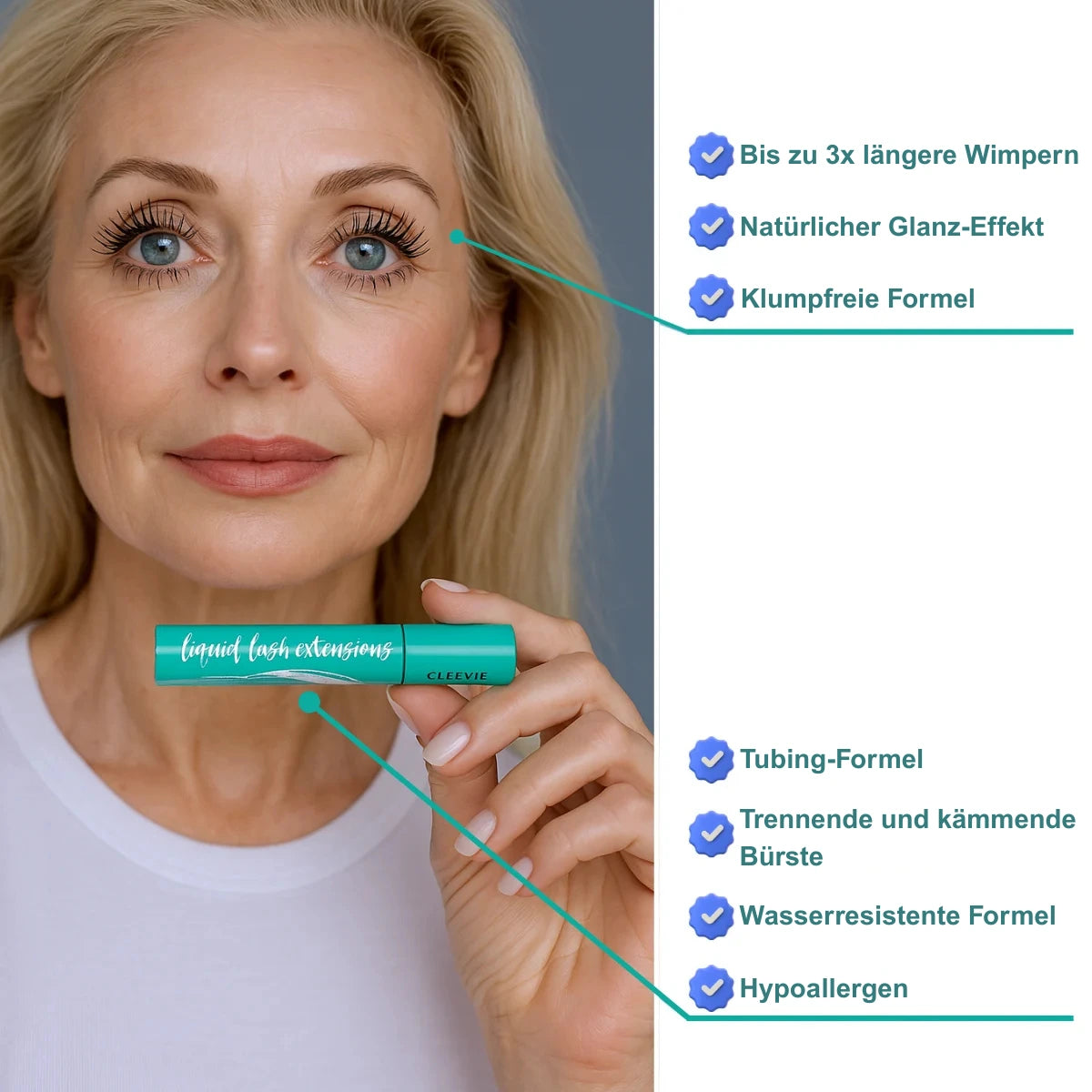 Wimpernverlängerungs-Mascara